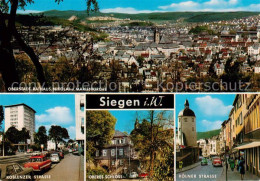 73867828 Siegen  Westfalen Oberstat Rathaus Nikolai Und Marienkirche Koblenzer S - Siegen