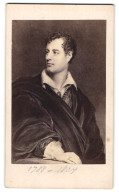 Fotografie Gustav Schauer, Berlin, Portrait George Gordon Byron, Bekannt Als Lord Byron  - Personalidades Famosas