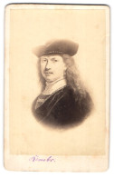 Fotografie Unbekannter Fotograf Und Ort, Portrait Niederländischer Maler Rembrandt  - Berühmtheiten