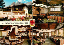 73760499 Nesselwaengle Tirol Alpengasthof Krinnenspitze Gastraeume Nesselwaengle - Andere & Zonder Classificatie