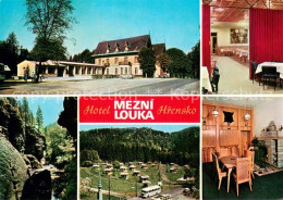 73760445 Hrensko Herrnskretschen Boehmen CZ Hotel Mezni Louka Jidelna Partie Z T - Czech Republic