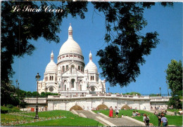 25-5-2024 (6 Z 10 A) France (posted To Australia From Switzerland 1990) Paris Sacré Coeur Basilica - Iglesias Y Catedrales