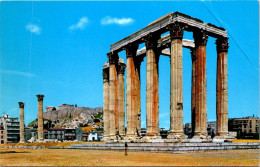 25-5-2024 (6 Z 10) Greece (posted To Australia) Zeus Temple In Athens - Grecia