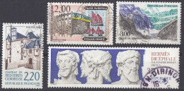 FRANCE - 1988 - Lotto Di 3 Valori Usati: Yvert 2545, 2546 E 2548. - Used Stamps