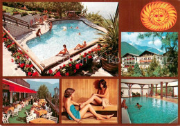73760353 Dorf Tirol Suedtirol IT Hotel Erika Pool Terrasse Hallenbad Sauna  - Andere & Zonder Classificatie