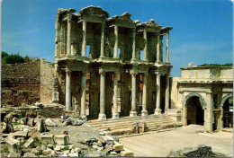 25-5-2024 (6 Z 10 A) Turkey (posted To Australia From Greece 1990) Ephesus Library - Bibliothèques
