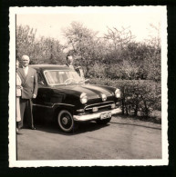 Fotografie Auto Ford Taunus, PKW In Krefeld Zu Ostern 1957  - Cars