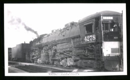 Fotografie E. Giffin, San Pedro, Ansicht Watsonville / CA, Dampflok Nr. 4278 Der Southern Pacific, Eisenbahn USA  - Lugares