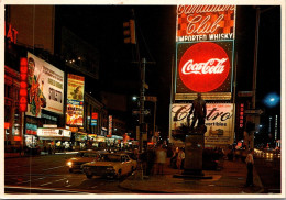 25-5-2024 (6 Z 10 A) USA (posted To Australia 1986) Time Square Coca-Cola Advertisement Sign - Advertising