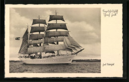AK Segelschulschiff Gorch Fock In Küstennähe  - Krieg