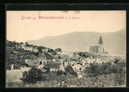 AK Weissenkirchen A. D. Donau, Ortsansicht  - Altri & Non Classificati