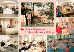 73760117 Belzig Bad Reha Klinikum Hoher Flaeming Rezeption Zimmer Fitnessraum Sp - Belzig