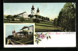 AK Maria-Taferl, Teilansicht Der Kirche, Veranda Eilnberger  - Other & Unclassified