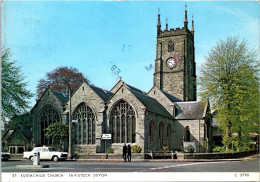 25-5-2024 (6 Z 10) UK (posted To Australia 1984) Tavistock Church - Iglesias Y Catedrales