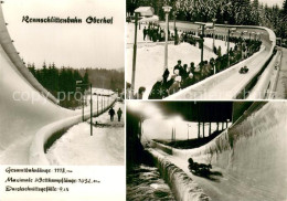 73760013 Oberhof Thueringen Rennschlittenbahn Oberhof Oberhof Thueringen - Oberhof