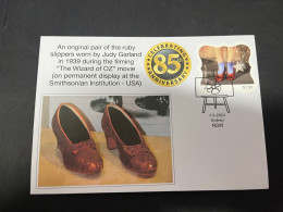 25-5-2024 (6 Z 11) Australia Post - The Wizard Of Oz New Stamp On Cover (FDI Postmark 7-5-24) Ruby Slippers - Presentation Packs