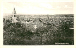 73759746 Balg Baden-Baden Teilansicht M. Kirchturm  - Baden-Baden