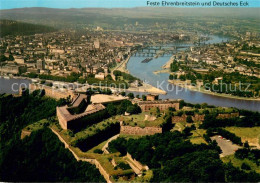 73726831 Koblenz  Rhein Festung Ehrenbreitstein Und Deutsches Eck  - Koblenz