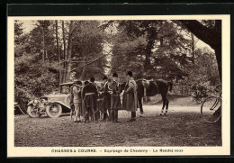 CPA Cheverny, Chasses à Courre, Equipage  - Cheverny