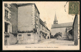 CPA Chouzy-sur-Cisse, Cour Interieure Du Moulin Du Prieure  - Autres & Non Classés