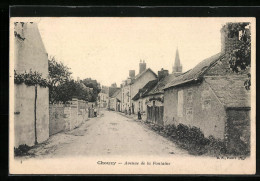 CPA Chouzy-sur-Cisse, Avenue De La Fontaine  - Autres & Non Classés