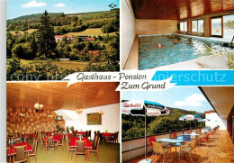 73726617 Mudau Gasthaus-Pension Zum Grund Hallenbad Terrasse Mudau - Sonstige & Ohne Zuordnung