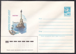 Russia Postal Stationary S1079 Monument To A Sunken Ship, Sevastopol - Barcos