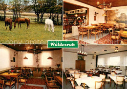 73726496 Tecklenburg Cafe Waldesruh Teilansichten Reservierungskarte Tecklenburg - Other & Unclassified