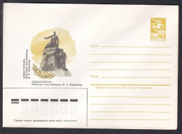 Russia Postal Stationary S1112 Monument To Navy Admiral Vladimir Alexeyevich Kornilov (1806-54), Sevastopol - Militares