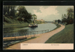 AK Lübeck, Elb-Trave-Kanal Mit Schiff  - Luebeck