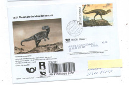 Czech Republic 2024 -  Dinosaurus International Day , Special Cover, Personalised Stamp, Apost - Vor- U. Frühgeschichte