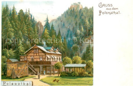 73708915 Hohnstein Saechsische Schweiz Polenzthal Hausansicht Hohnstein Saechsis - Other & Unclassified