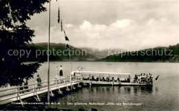 73708878 Titisee Bootsanleger Glaesernes Motorboot Goetz Von Berlichingen Schwar - Titisee-Neustadt