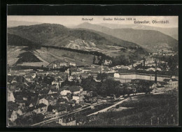 CPA Gebweiler-Oberstadt, Vue Partielle Avec Hohrupf U. Grossem Belchen  - Autres & Non Classés