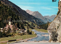 73589990 Huben Osttirol Ortsansicht Mit Kirche Landschaftspanorama Fluss Isel Al - Other & Unclassified