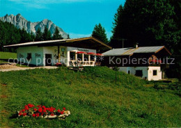 73157971 Reith Kitzbuehel Oetz Alm Jausenstation Mit Wildem Kaiser Kaisergebirge - Andere & Zonder Classificatie