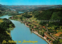 72800702 St Nikola An Der Donau Erholungsort Im Strudengau Fliegeraufnahme Sarmi - Andere & Zonder Classificatie