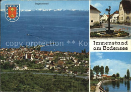 72450615 Immenstaad Bodensee Fliegeraufnahme Brunnen Ufer Immenstaad - Andere & Zonder Classificatie