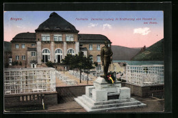 AK Bingen, Festhalle, Denkmal Ludwig IV. Grossherzog Von Hessen U. Bei Rhein  - Bingen