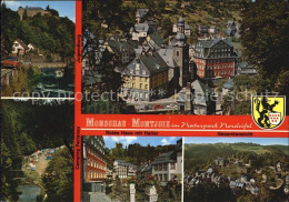 72450280 Monschau Mit Jugendburg Camping-Perlenau Und Rotes Haus Monschau - Monschau