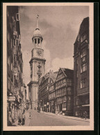 AK Hamburg, Strassenblick Zur St. Michaelis-Kirche  - Mitte