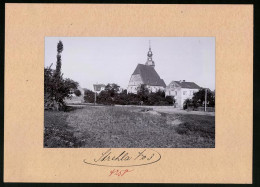 Fotografie Brück & Sohn Meissen, Ansicht Strehla, Strasseneck An Der Kirche  - Places