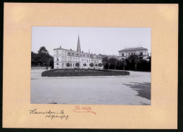 Fotografie Brück & Sohn Meissen, Ansicht Hainichen I. Sa., Wilhelmsplatz Mit Hotel Kobold  - Places