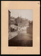 Fotografie Brück & Sohn Meissen, Ansicht Luxembourg / Luxemburg, L'Alzette Au Grund  - Places