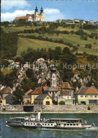 72449982 Marbach Donau Dampfer Kirche Wallfahrtskirche Maria Taferl Marbach Dona - Andere & Zonder Classificatie