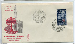 Trieste A - 1950 Lanieri Su Busta FDC Venetia Non Viaggiata - Marcofilía