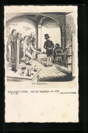 Künstler-AK Berliner-Typen, Auf Der Kegelbahn Um 1856  - Other & Unclassified