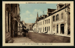 CPA Pluvigner, Rue Saint-Michel  - Pluvigner