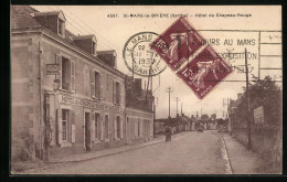 CPA St-Mars-le-Brière, Hôtel Du Chapeau-Rouge  - Autres & Non Classés