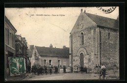 CPA Thorée, Place De L`Eglise  - Other & Unclassified